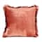 Hello Honey® 20" x 20" Clay Charm Eyelash Fringe Pillow